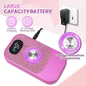 Machine à ongles rechargeable de bureau, polisseuse à ongles électrique portable, 40 vitesses réglables, outil de manucure - Product Image 5