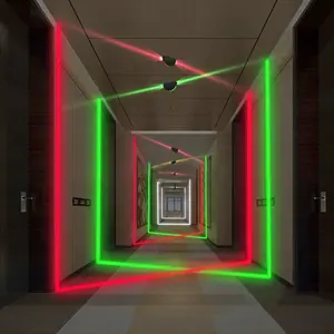 RGB đầy màu sắc 360 độ chùm dẫn hiên đèn bề mặt gắn cửa sổ sill ánh sáng dẫn trần dưới lối đi đèn khách sạn tường sconce