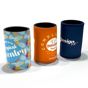 Biểu Tượng Tùy Chỉnh Sang Trọng Cách Điện Bia Chai Mát Mỏng Neoprene Uống Cozies Với Thăng Hoa Thiết Kế Trống Tát Có Thể Chủ Sở Hữu - Product Image 4