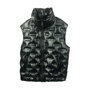Venta al por menor de la PU Real <span class=keywords><strong>pato</strong></span> abajo cálido sin mangas de los hombres, chaqueta para invierno - Product Image 1