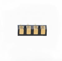 Connecteur Pogo-pin à montage latéral SMD 4 pôles, contact de charge à ressort plaqué or pour antenne, connecteur de charge étanche