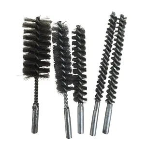Brosse pour cheminée, filetage de 12 mm, diamètre de 70 mm, fil d'acier, nettoyage de tuyaux, chaudière - Product Image 1
