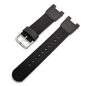Bracelet en nylon sport 12mm pour Casio SGW100/tissu respirant avec boucle ardillon <span class=keywords><strong>18mm</strong></span> souple pour bande <span class=keywords><strong>Nato</strong></span> - Product Image 3
