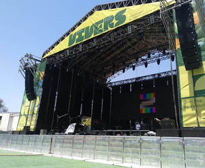 Açık ve kapalı ağır kafes standı alüminyum alaşım kare desen küresel DJ sahne aydınlatması yönlü kare kafes yapısı - Product Image 6