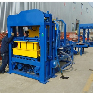 Qt4-15 Paver <strong>Brick</strong> <strong>Machine</strong> Uganda Color Curb Interlocking Block Making Machinery Full Set Manufacturer Price List - Product Image 5