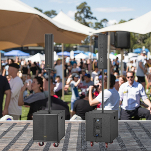 KUSHEN S12D Multifunctional Room <strong>Active</strong> System <strong>Column</strong> <strong>Array</strong> <strong>Speakers</strong> Single 12-Inch Plywood Rectangle Subwoofer - Product Image 1