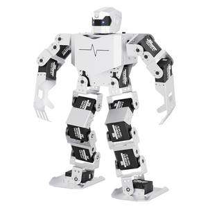 Robot humanoïde dansant H5S, bipède biomimétique à 16 servomoteurs, plus de 40 routines de danse prédéfinies, <span class=keywords><strong>programmation</strong></span> éducative intelligente - Product Image 1