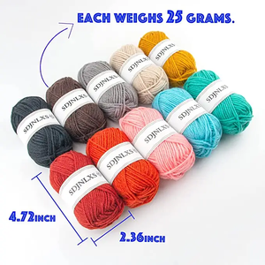 96 Piece <b>Crochet</b> Tools <b>Kits</b> - 73 Pcs Set Includes Various Yarn Balls, Needles, Accessories <b>Kit</b>, Canvas Tote Bag <b>Crochet</b> Starter - Product Image 5