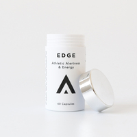 Vente en gros de gélule vitaminée vide gélule amincissante bouteille de complément alimentaire bouteille givrée bouchon à vis 150ml 60 pièces