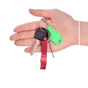 Giá rẻ tùy chỉnh nhôm mở chai Keychain xúc tiến Bán buôn giá rẻ Móc chìa khóa mở chai khắc mở chai cho món quà - Product Image 6
