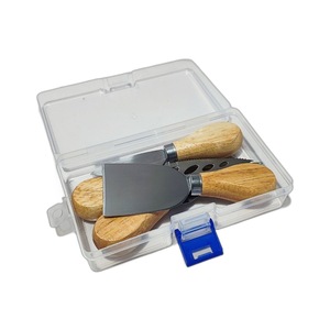 Stainless Steel Mini Hand Knife Set Wooden Handle Carving Spatula <b>Craft</b> Tool Kit For DIY Graphic Design - Product Image 4