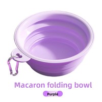 Bol pliable et portable en TPE personnalisable, directement de l'usine, pour l'alimentation des animaux de compagnie, tasse à eau et à nourriture pour chien et chat, idéal pour les voyages en plein air