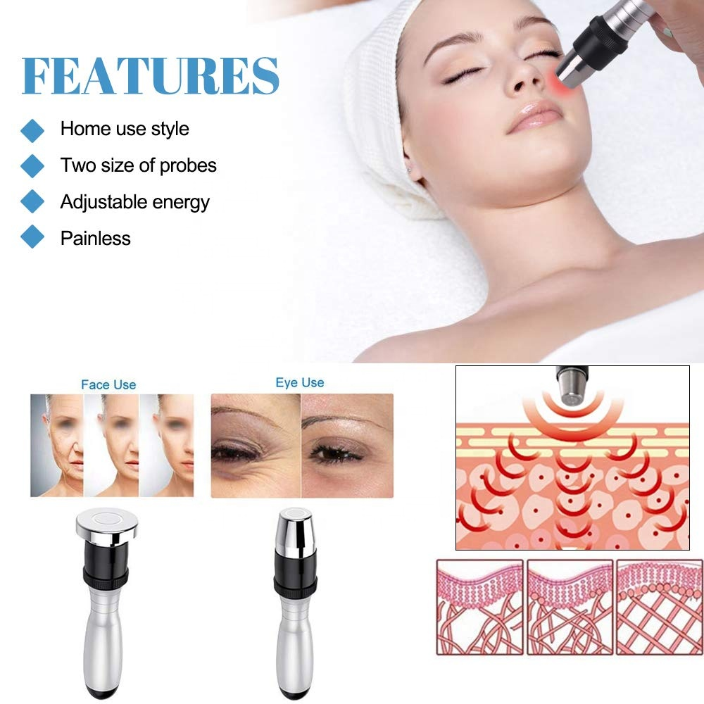 Portable RF machine portable anti aging face lift and skin tightening and anti wrinkle machine