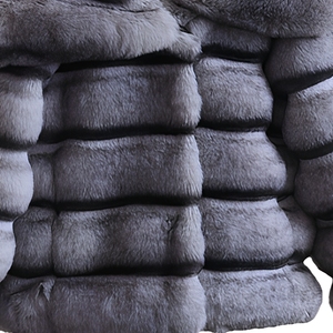 Girls Faux <strong>Fur</strong> Winter <strong>Coat</strong> Gradient Color Baby Soft Texture Padded Outerwear for Kids - Product Image 6