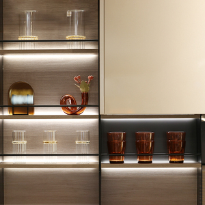 Accessori Kjario Cabinet Design tutto in vetro cucina moderna Display bianco stile europeo angolo <span class=keywords><strong>per</strong></span> ville melamina <span class=keywords><strong>Top</strong></span> cucina - Product Image 5