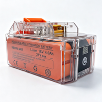 Batteries au lithium 18650 18V 4.0Ah compatibles BMS avec les cellules Makita à décharge rapide 18V 5.0Ah 6.0Ah, affichage numérique LED, pour outils électriques