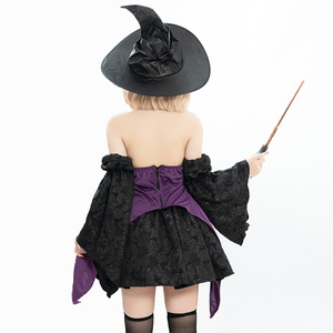 Disfraz de mago para mujer, falda negra, disfraz de fiesta de Halloween, traje de juego de rol - Product Image 3