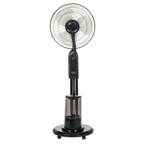 Ventilateur pulvérisateur télécommandé de haute qualité de 16 pouces avec moteur refroidi par eau, sur pied, pour usage domestique, extérieur, balcon, jardin, brumisation et refroidissement par eau - Product Image 1