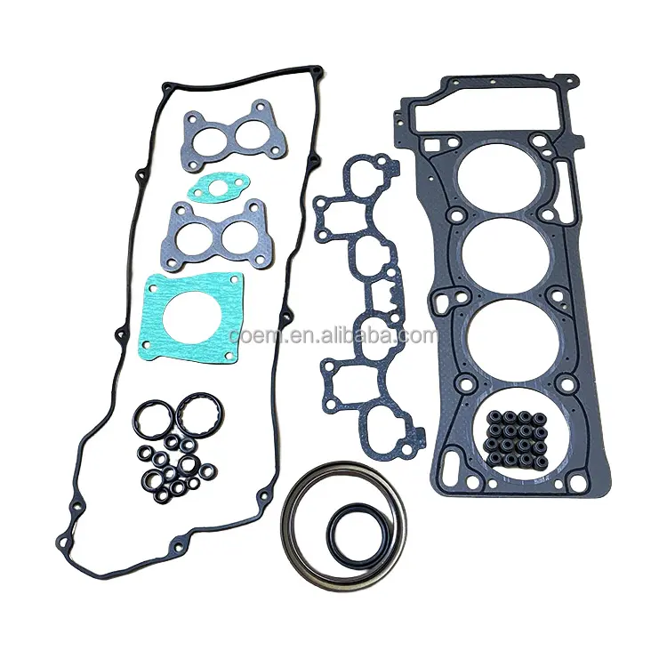 Kopfdichtungsbolzen-Set geeignet für Nissan ALMERA 10101-4M728 Motorteile kompletter Dichtungs-Set-Kit