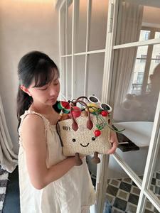 Borsa <span class=keywords><strong>a</strong></span> tracolla <span class=keywords><strong>da</strong></span> donna 2026 di nuovo arrivo, elegante, in tessuto, stile designer, borsa <span class=keywords><strong>a</strong></span> tracolla, borsa <span class=keywords><strong>da</strong></span> spiaggia alla moda, morbida, resistente, con bottone, per vacanze - Product Image 2