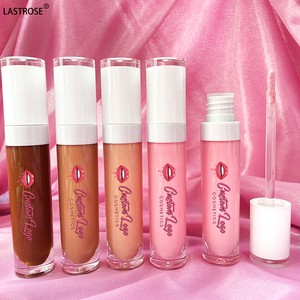 Vegan Nude Brown Rhinestone Lip Gloss Cute <strong>Clear</strong> Glossy Moisturizing High Pigment <strong>Sunscreen</strong> Long Lasting - Product Image 2