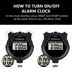 Chronomètre électronique personnalisé avec télécommande, respectueux de l'environnement, piles AAA, pour entraîneurs, arbitres, minuteur numérique à compte à rebours, cuisine - Product Image 2