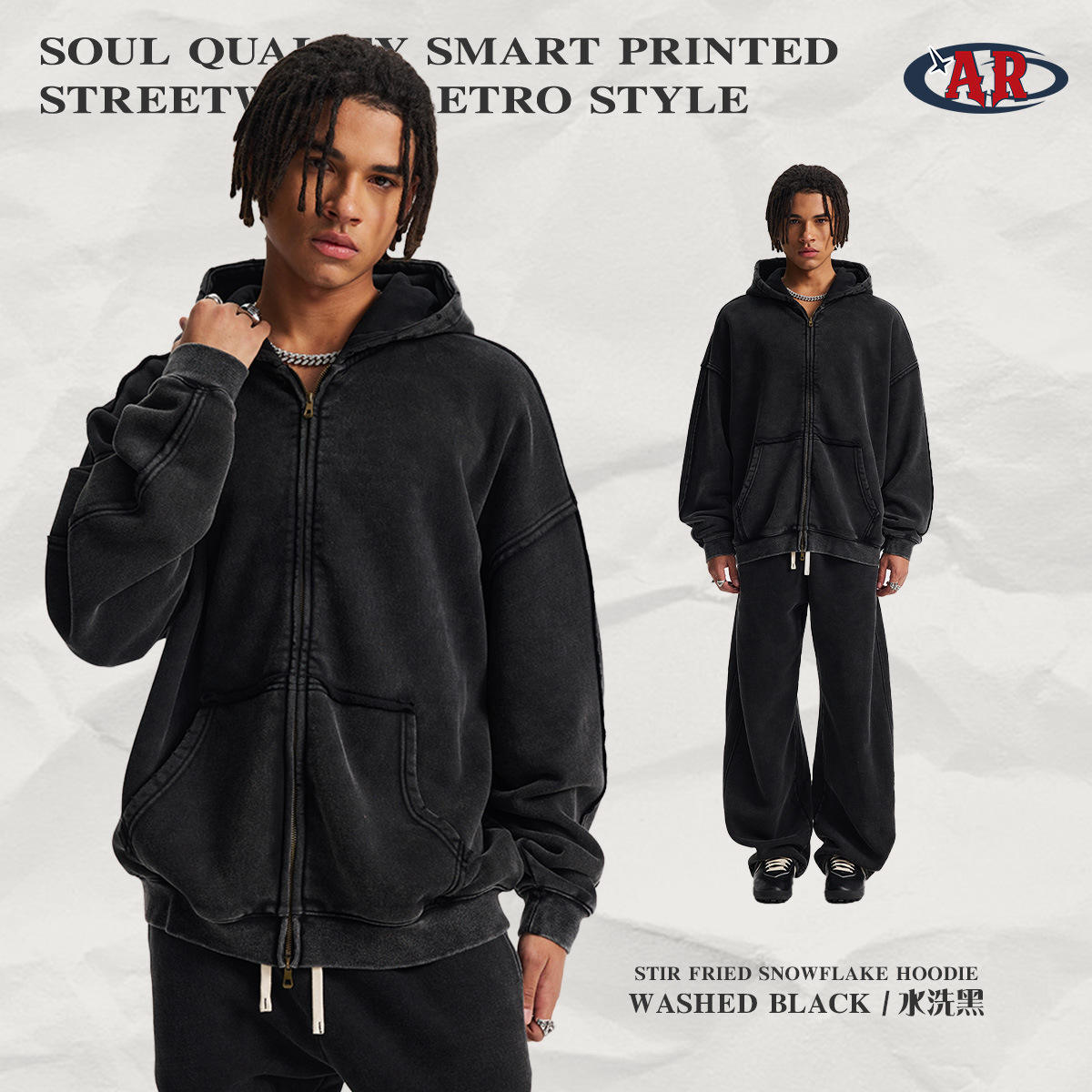 F84เสื้อยืด-ล้างสีดำ