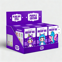 Promotion : Présentoir de Comptoir Pliable et Portable en Carton Personnalisé pour Jouets, Écologique et Moderne, pour Points de Vente