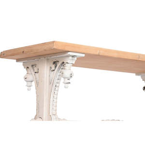 Table console MDF FIR 120x50x77 blanchie - Product Image 5