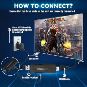 Nuevo X2 Plus 2026, Consola <span class=keywords><strong>de</strong></span> Videojuegos 4K HD con 60000 <span class=keywords><strong>Juegos</strong></span>, 256 GB, Control Inalámbrico Doble <span class=keywords><strong>de</strong></span> 2.4 g, Consola Retro para TV, Compatible con PSP/<span class=keywords><strong>PS1</strong></span> - Product Image 4