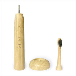 Chine Gros Éco À Puce Sans Fil De Charge Étanche <span class=keywords><strong>Rechargeable</strong></span> Blanchiment Bambou <span class=keywords><strong>Brosse</strong></span> À Dents Électrique Meilleur Prix OEM de Soutien - Product Image 3