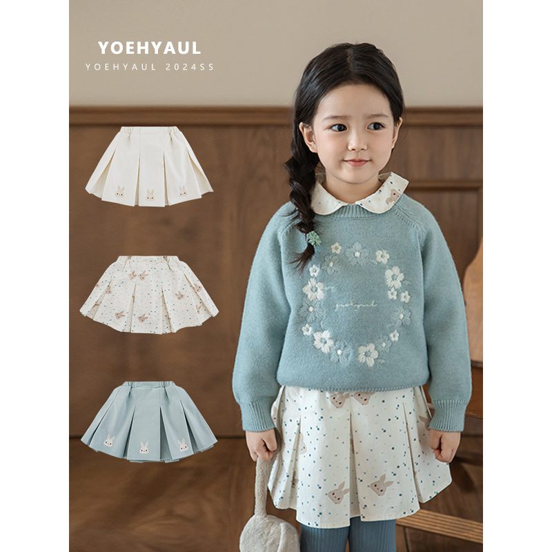 YOUTHBATH★コラボ★YB x Oliwa Checkered Pleated Wrap Skirt 143 Box Pleat Skirt 6T – Zoghby's Uniforms