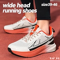 Sepatu Lari Pria Model Baru Berbahan PU Mesh Lining EVA Midsole Wide-Toe, Bernapas, Empuk, Ringan, Gaya Barefoot untuk Musim Panas
