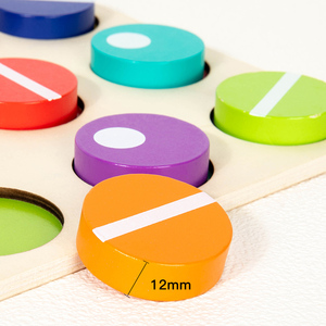 Nouveau jeu <span class=keywords><strong>de</strong></span> <span class=keywords><strong>société</strong></span> en bois 2026 pour enfants : Twister, casse-tête logique, jeu <span class=keywords><strong>de</strong></span> correspondance <span class=keywords><strong>des</strong></span> formes et <span class=keywords><strong>des</strong></span> couleurs avec cartes - Product Image 4