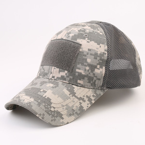Chapeaux de camionneur de camouflage brodés personnalisés design peint tissu respirant pour le golf et les sports de plein air, vente en gros directe d'usine - Product Image 6