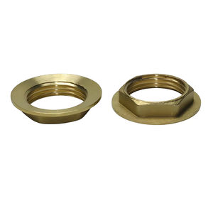 Accessori per Irrigazione da Giardino, Forniture per Irrigazione a Goccia, Flangia Esagonale in Ottone da 3/4'' e Tappo, Accessori per Riscaldamento dell'Acqua - Product Image 2
