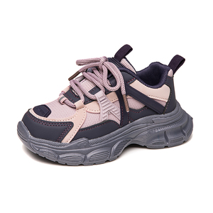 Chaussures décontractées tendance, respirantes, légères, à lacets, en mesh, antidérapantes pour enfants, style baskets pour la marche hivernale - Product Image 5