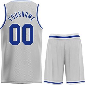 Maillot et short de basket-ball personnalisés pour hommes, uniforme avec nom et numéro personnalisés, vêtements de sport respirants sublimés, unisexe, adulte - Product Image 2