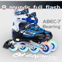 Patins à roulettes en ligne EACHkids pour enfants, réglables, 4 roues, en carbone et alliage, cadre en aluminium, pour garçons et filles