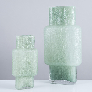 Jarrón Flore <span class=keywords><strong>de</strong></span> cristal, florero alto cuadrado alto, pieza central, boda para decoración del hogar - Product Image 4