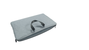 Gray Embossed Laptop <b>Bag</b> Portable <b>Computer</b> Sleeve Zipper Carry Case for Travel Office - Product Image 3