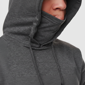 เสื้อฮู้ดดี้ผ้าหนา 400gsm แบบกำหนดเอง พร้อมที่ปิดปากแบบปรับได้ ผ้าฝ้าย 100% - Product Image 1