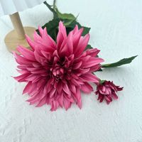 Grenz überschreitende neue 2 Dahlien künstliche Seiden blumen für das chinesische Neujahr Ostern Valentinstag Hochzeits strauß Hotel Lobby