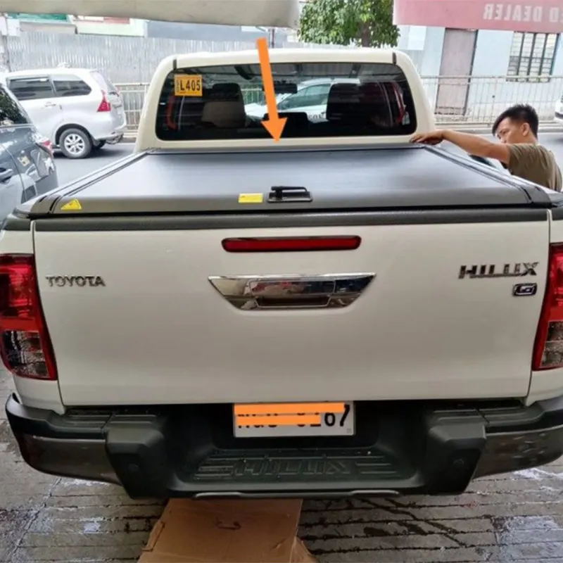 Pickup truck roller shutter lid tonneau cover for hilux vigo revo rocco sr5 rogus conquest gr sport gun125