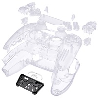 Pour manette PS5 BDM-030/040/050 : Kit complet de coque avec boutons, capteur tactile, coque de remplacement transparente personnalisée, plaques avant et arrière.