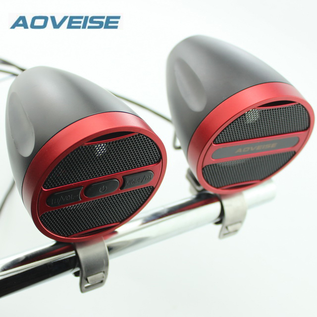 Motorbike MP3 Audio Player BT Speaker Motorcycle Accessories with FM Radio Tuner Waterproof Audio Player