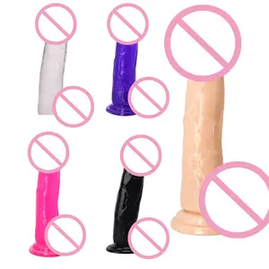Super Real Experience Penis Dildo For Women TPE Material Studded Glass Dildo Lovers Recommendation Vagina Dildo Japan Foot Job W