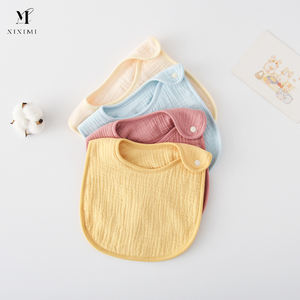 لينة جدا على شكل U 6 طبقات قطن لعاب الأطفال حديثي الولادة مريلة إطعام الأطفال - Product Image 1