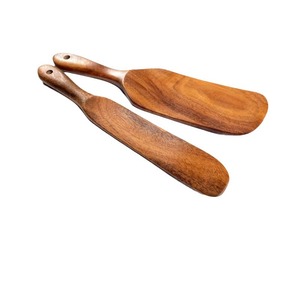Juego de espátulas de madera para ensalada, utensilios de cocina ecológicos con mango largo para mezclar ensaladas, cuchara de madera maciza, herramientas de cocina - Product Image 5