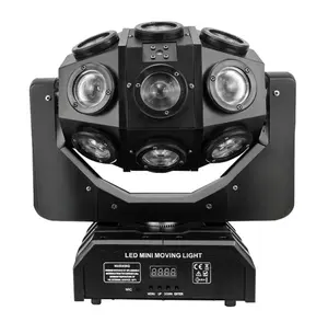 18 Stück Phantom mit Laser billig Sound Active LED DJ Licht für Ktv Deckende ko ration Moving Head Disco Bühnen beleuchtung